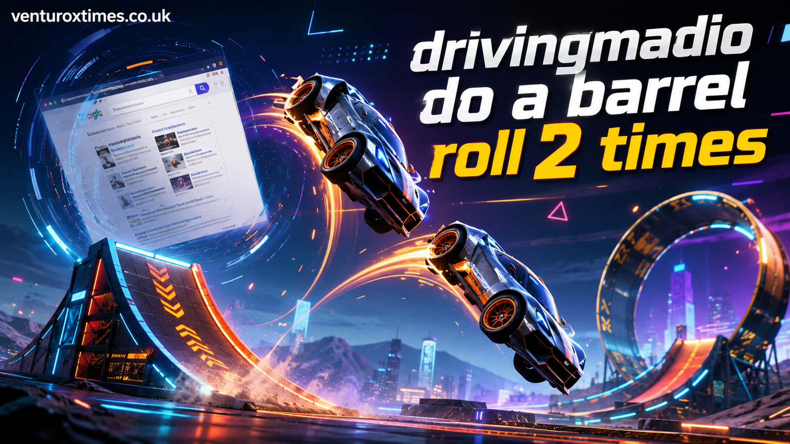 drivingmadio do a barrel roll 2 times